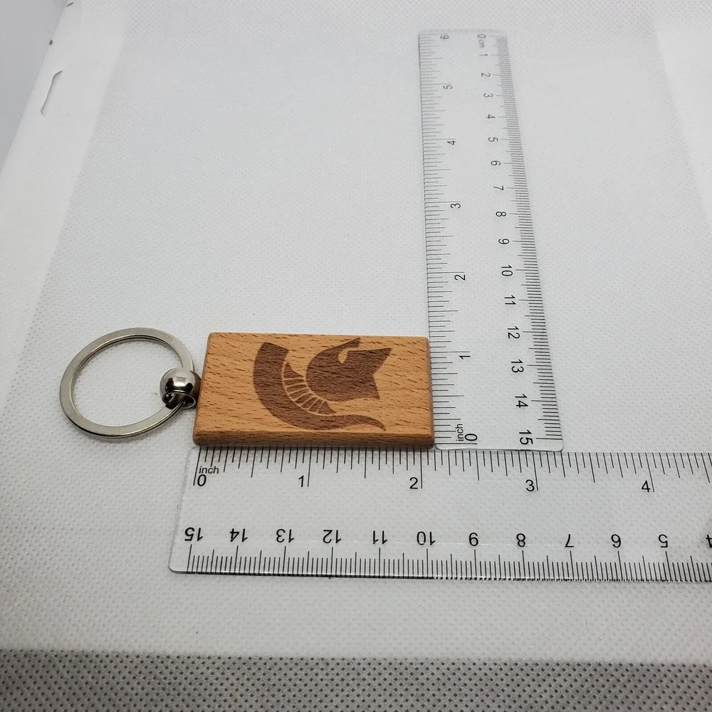 STATE FOOTBALL MICHIGAN‎ one custom wood keychain laser burned